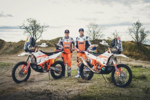 Laia Sanz, Mario Patrao - KTM 450 RALLY - 2019 Rally Team Shoot