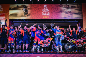 Red Bull KTM Rally Factory Racing Team podium Dakar 2019