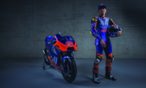 Syahrin poses for a portrait during the official presentation of the Red Bull KTM Tech3 team in Mattighofen, Austria on January 12, 2019.